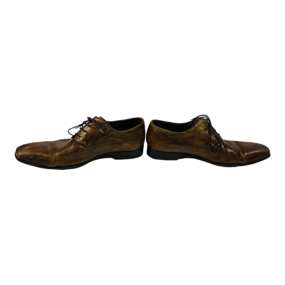 Magnanni‎ for Neiman Marcus Brown Leather Dress Shoes 9.5 H